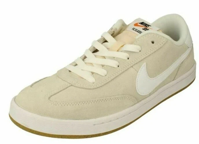 NIKE SB FC MENS CLASSIC 909096 111 Leather comfort Beige UK8 EU42.5
