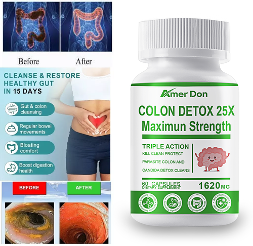 Advanced Body Cleanse & Colon Complex – Digestive Health Support (60 Capsules) - 第 1/9 張圖片