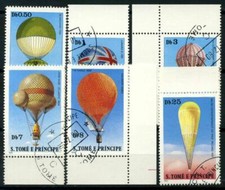 Saint Thomas et îles du Prince 1979 Mi. 619-624 Oblitéré 100% globo de Caliente