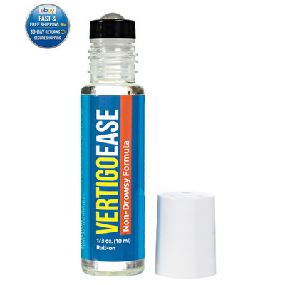 Vertigo Ease Roll-On (10Ml) - Natural & Fast-Acting Vertigo and Dizziness Suppor