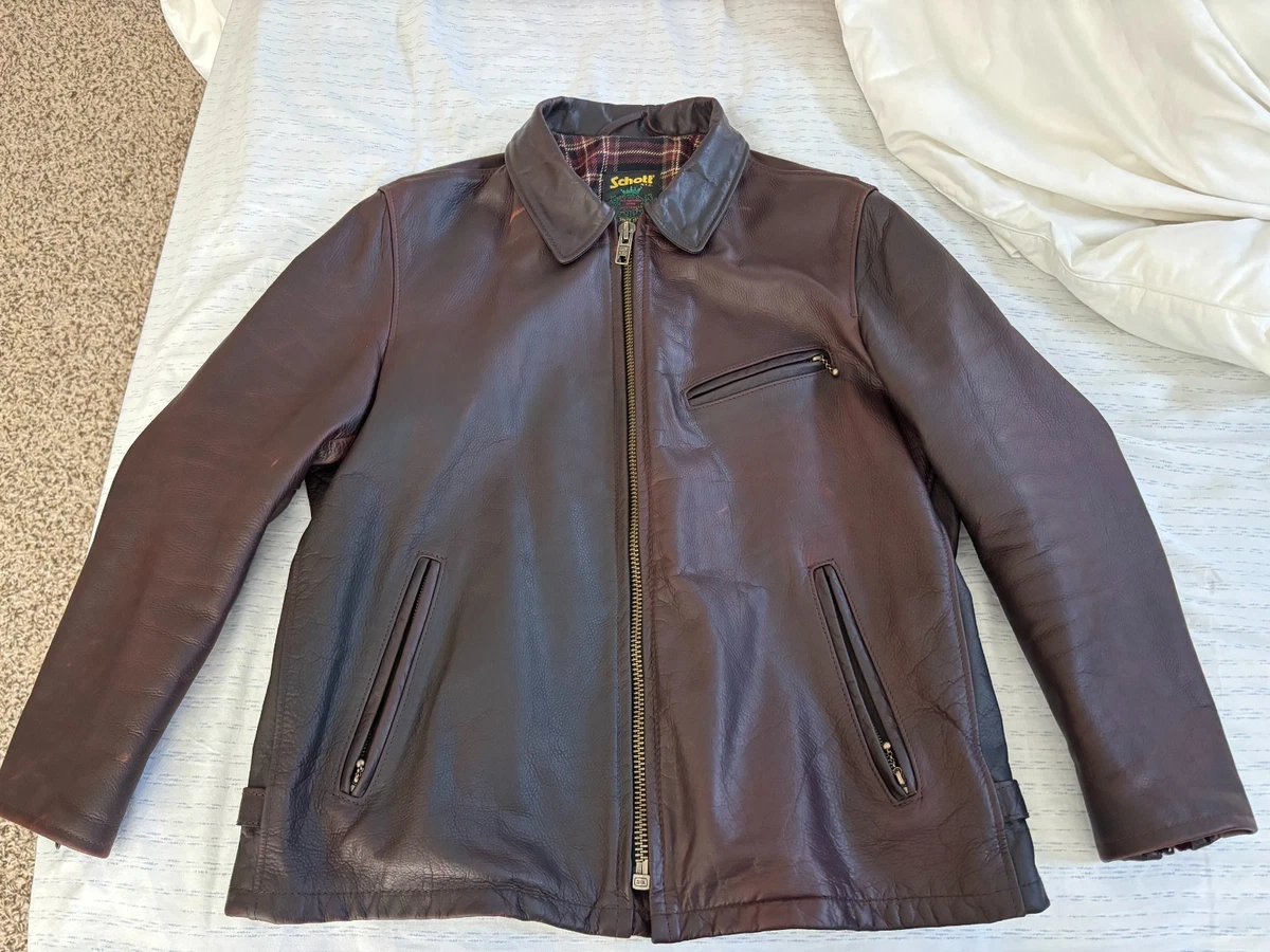 Schott バーガンディ スエード ボンバージャケット SCHOTT Red Coats, Jackets & Vests for Men for Sale | Shop New