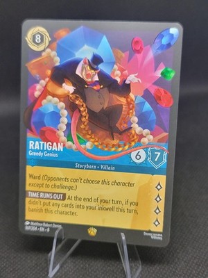 Ratigan Greedy Genius Disney Lorcana Fabled 167/204 Legendary