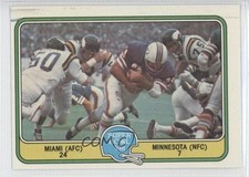 1981 Fleer Teams in Action Larry Csonka Super Bowl VIII #64 HOF 1b8