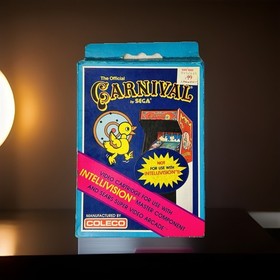 INTELLIVISION CARNIVAL CIB WITH WHITE CART VERSION! CLEANED & TESTED 4/1/26