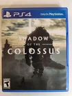 Shadow of the Colossus PlayStation 4 PS4 NTSC/US