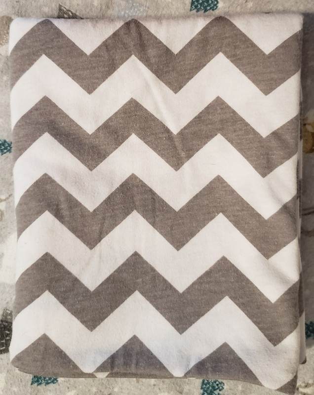 Itzy Ritzy Gray Chevron Nursing Infinity Scarf - Breastfeeding Cover
