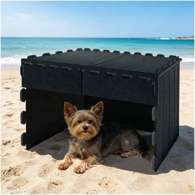 Small Pet Tent, 26''x16.5''x13'' Outdoor Portable Felt Sun Shelter, Foldable Dog...