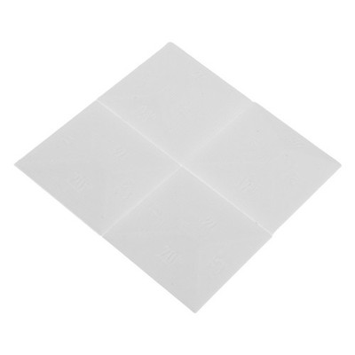 4Pcs Whetstone Sharpener Blade Guide White Portable Angle Control for Kitchen