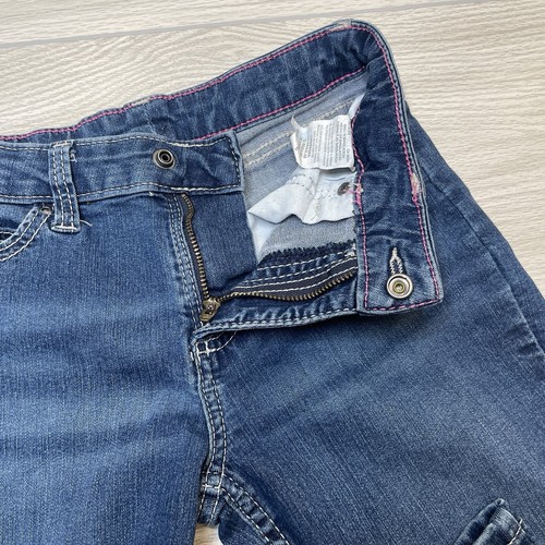 Wrangler 1009MWGER Blue Denim Western Cowgirl Bootcut Jeans Girls size 12 Reg - Picture 7 of 11