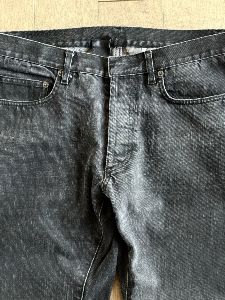Archive Dior Homme X Hedi Slimane Faded Black Jeans 33 X 30 RARE