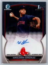 WIKELMAN GONZALEZ Bowman Chrome 2023 Red Auto