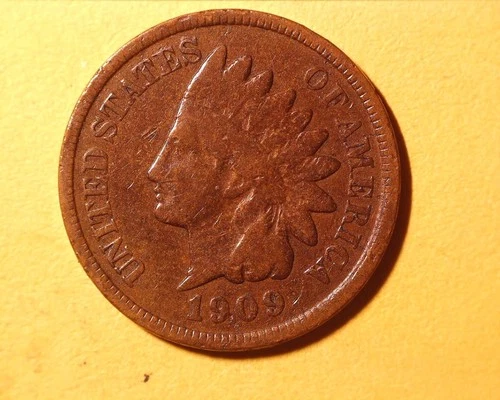 1909 INDIAN CENT  VG COND  **1009-5