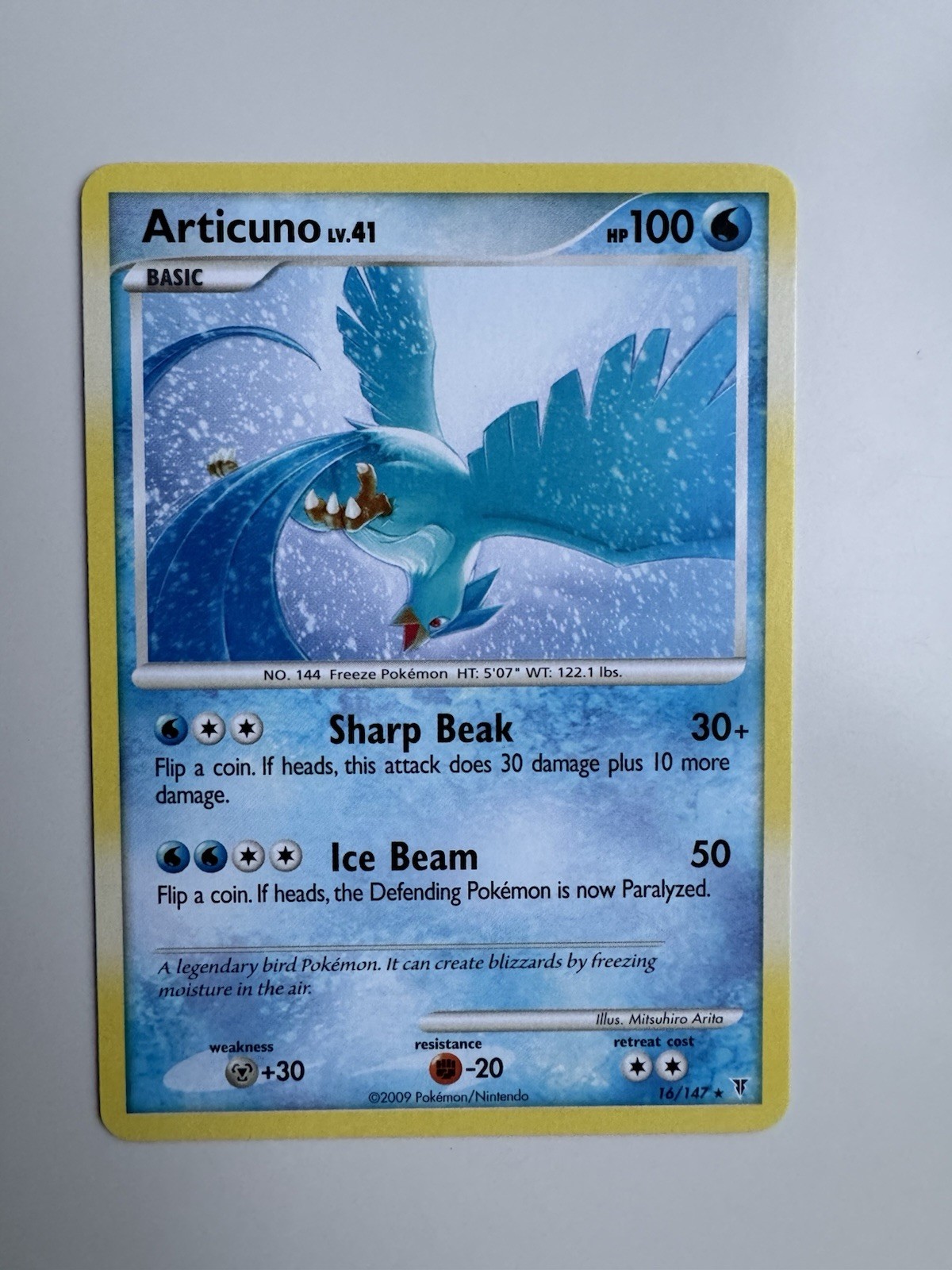 Pokemon Articuno Rare 16/147 Supreme Victors - LP