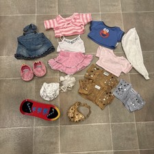 Lot of 15 Build A Bear B.A.B Clothing and Accessories SKIRT TOP JEANS SHOES