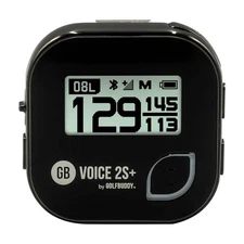 Golf Buddy Voice 2S+ GPS Rangefinder Slope 18 Hr Battery Navigation Black New