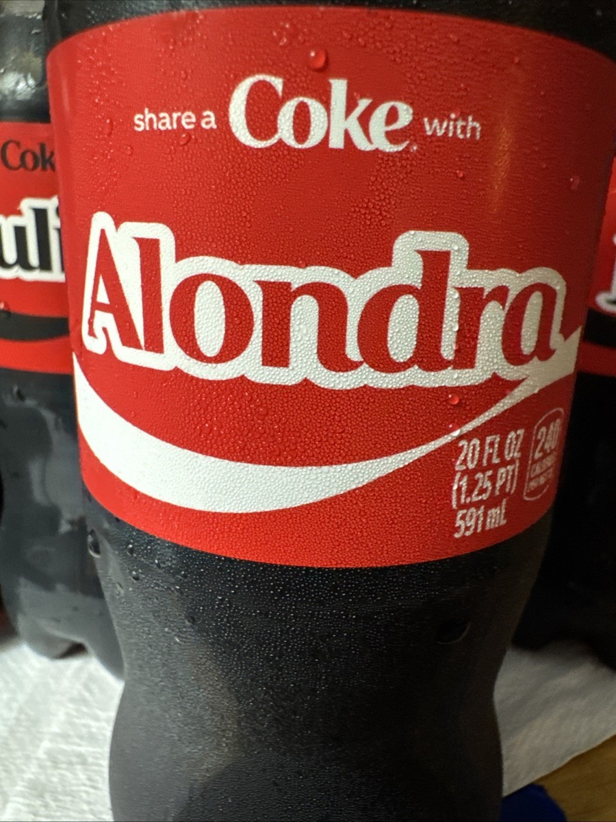 Share A Coke with Alondra 2025 Personalized Gift Coca Cola