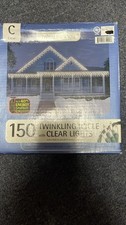 150 TWINKLING ICICLE WITH CLEAR LIGHTS