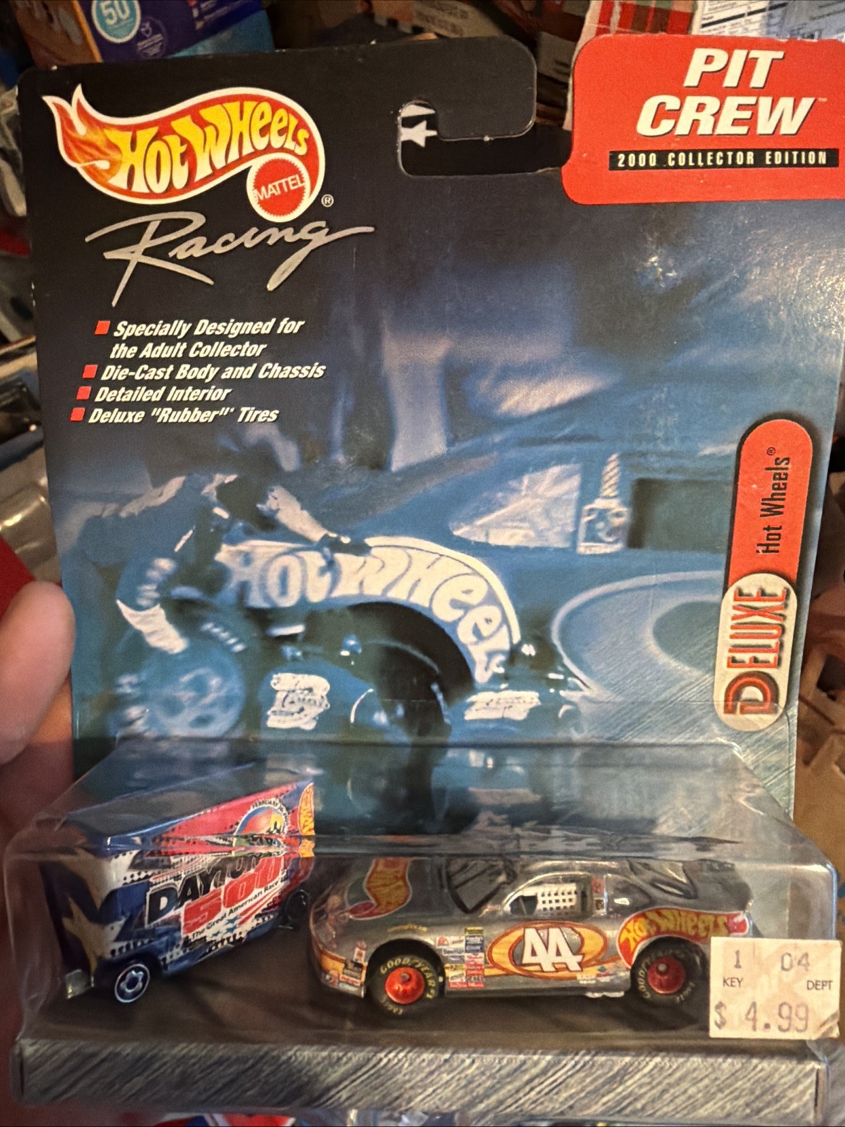 Hot Wheels Pit Crew 2000 Collector Edition Deluxe, Hot Wheels 44 Daytona 500