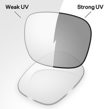 Silver Transition Replacement Lenses For Ray-Ban Meta Wayfarer RW4012 50mm Gen 2