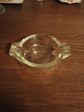 Vintage Classic Federal Glass Color King Ashtray With Iridescent Tone 5"