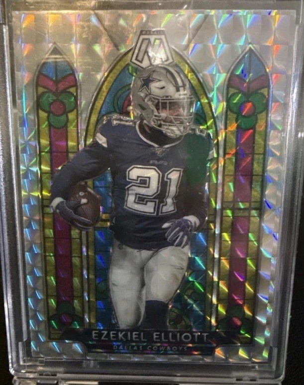 2020 Panini Mosaic - Stained Glass Ezekiel Elliott Dallas Cowboys Ohio State SP