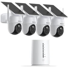 ARCCTV Solar Battery Powered Wireless Audio Security Camera System WiFi Outdoor