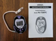 OMRON Pocket Pedometer Model HJ-720ITC; w/ Manual; Great Condition!
