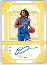 2024-25 Flawless Framework Gold Dillon Jones Auto #FRM-DJO