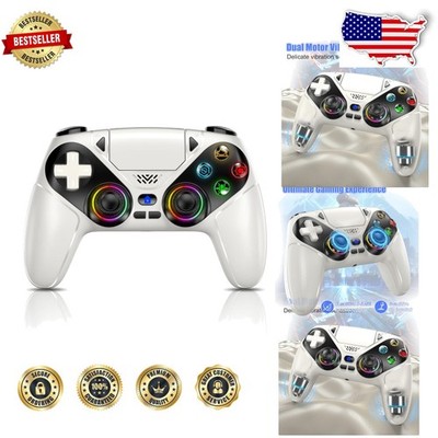 Elite PS5/PC RGB Controller: Turbo, Macro, Hall Effect Joysticks, 3.5mm Audio