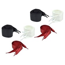 6 Pair Silk Shoelace Set Laces for Sneakers Ribbon Shoes Shoelaces