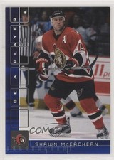 2001-02 ITG Be A Player Memorabilia Sapphire 11/100 Shawn McEachern #81 1s8