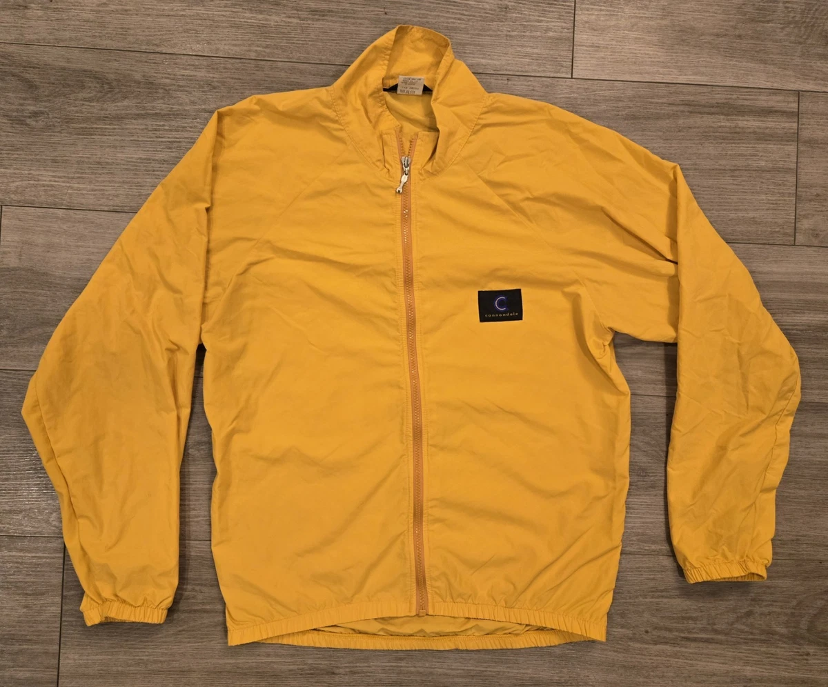 Veste Cycliste Homme Cannondale Jaune Et Noir - Taille M - Occasion - Fabriqué Aux USA