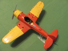 Vintage WWII Hubley Kiddie Toy 495 Die Cast Metal Military Plane