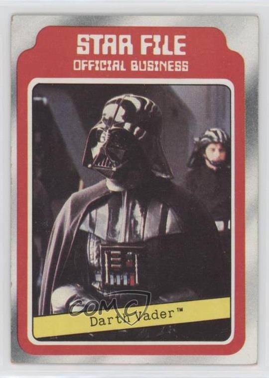 1980 Topps Star Wars: The Empire Strikes Back Star File Darth Vader #10