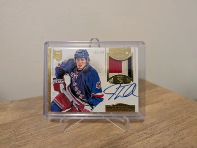 2013-14 Panini Dominion J.T. Miller RPA /99 Rookie Patch Auto / Rangers - Image 1 of 2