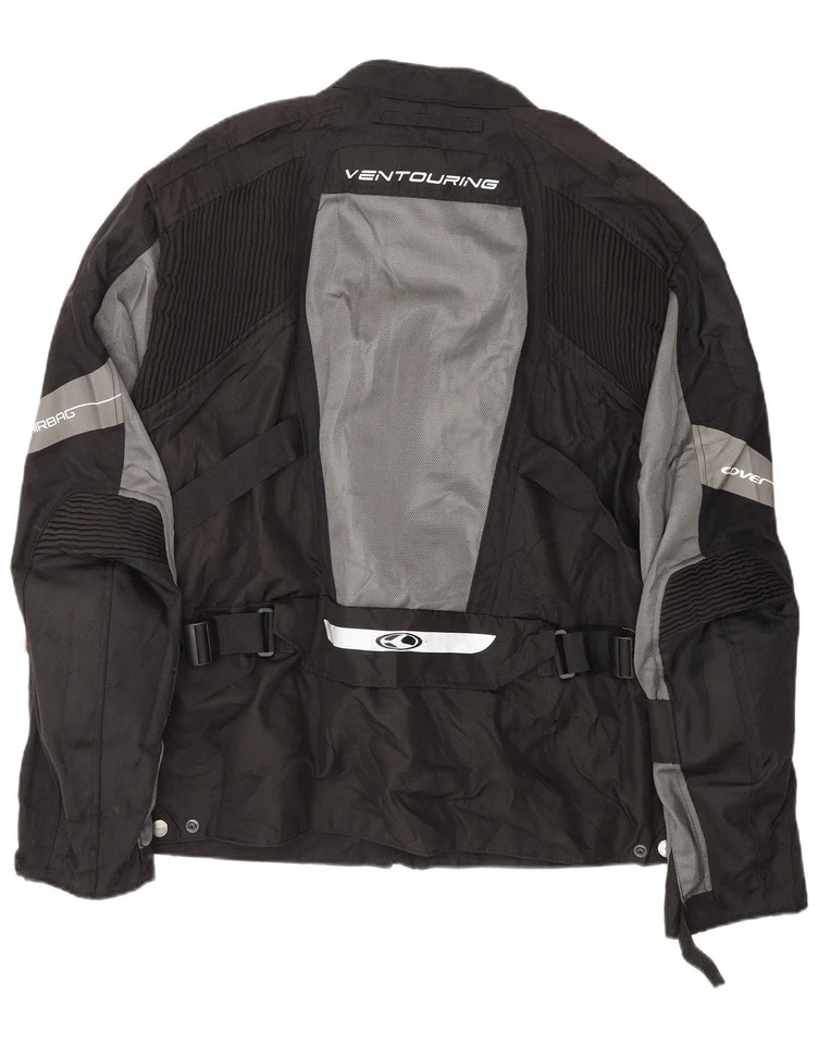 CLOVER Мужская гоночная куртка Великобритании 48 4XL черный цветной блок BQ06 - Изображение 4 из 4