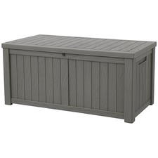 Homeology TUNGSTEN 450 Litre Waterproof Extra Large Lockable Garden Storage Box