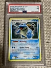 Pokémon Blastoise Holo Bleed Card #2 Secret Wonders PSA 7 2007 Multiple Swirls!