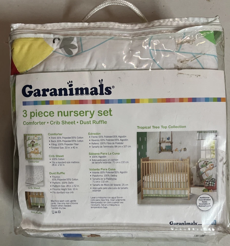 Juego de 3 piezas de vivero Garanimals colección superior árbol tropical Foto 4 de 4