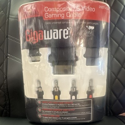 Gigaware 8ft Composite/S-Video AV Cable w/ Optical Jack for PS3 PS2 Xbox 360 Wii