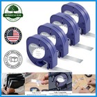 Easy Peel Label Tape, 4-Pack Metallic Silver Labels for Home and Office Use