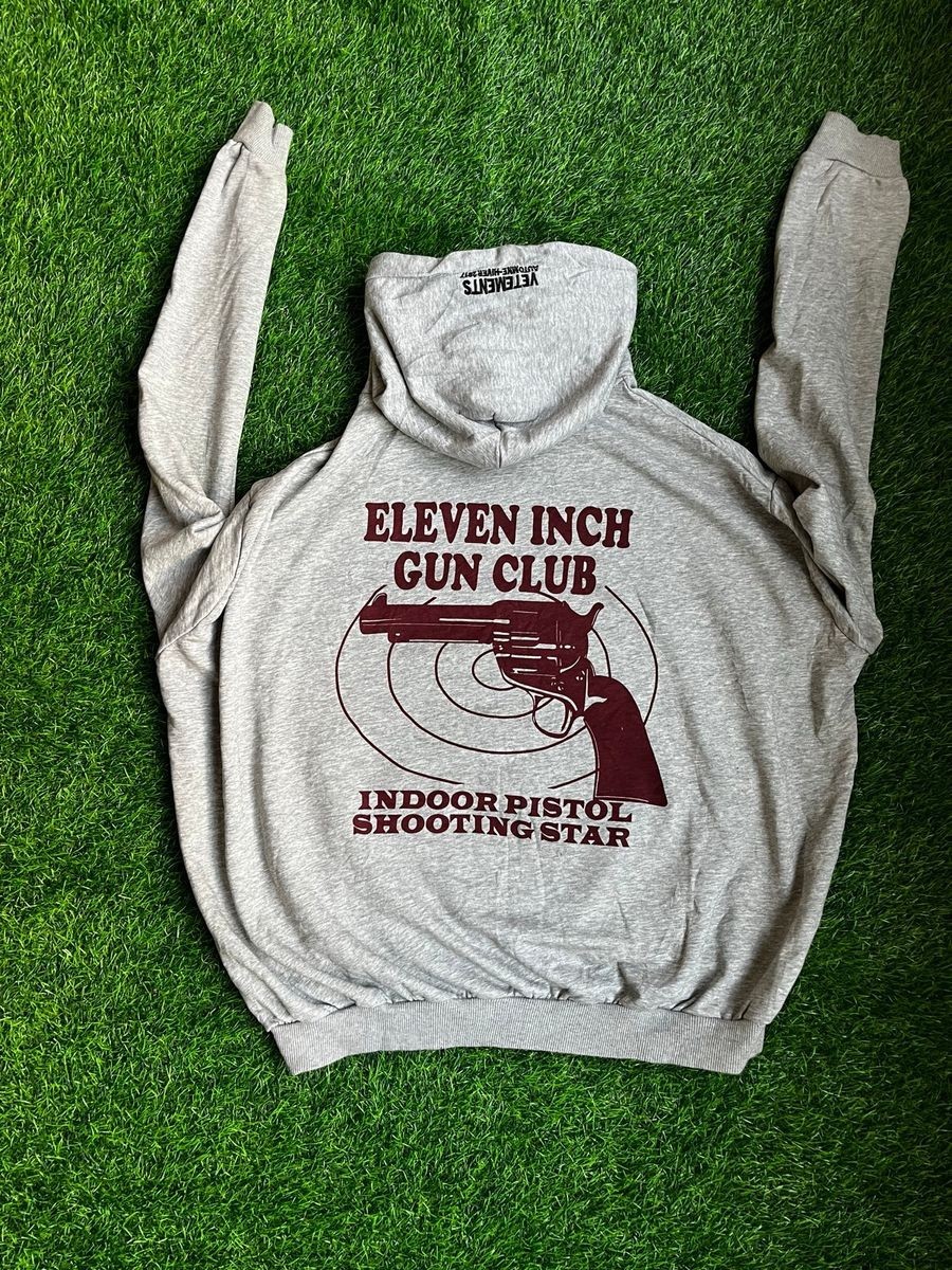 Vetements Grey hoodie inch gun club 11 fall jersey | eBay