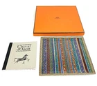 HERMES Cheval d'Orient Square Plate Tableware Dish Animal Ornament Auth New 23cm