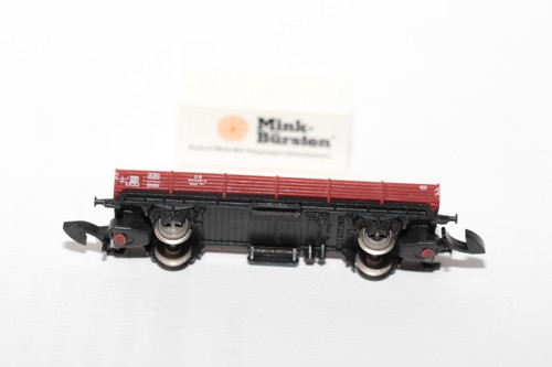 Märklin mini club 8610 Güterwagen Niederbordwagen Mink Bürsten Kiste ohne OVP - Bild 5 von 5