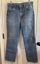 Vintage Wrangler Denim USA Jeans Cowboy Cut Mens 33x31 Made In The USA