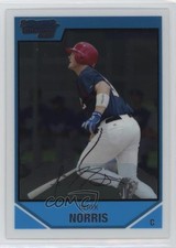 2007 Bowman Draft Chrome Draft Picks Derek Norris #BDPP23 yf0
