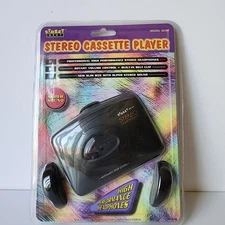 Lenoxx Street Beat Cassette Player Stereo Headphones 1999 Vintage 820M Unopened