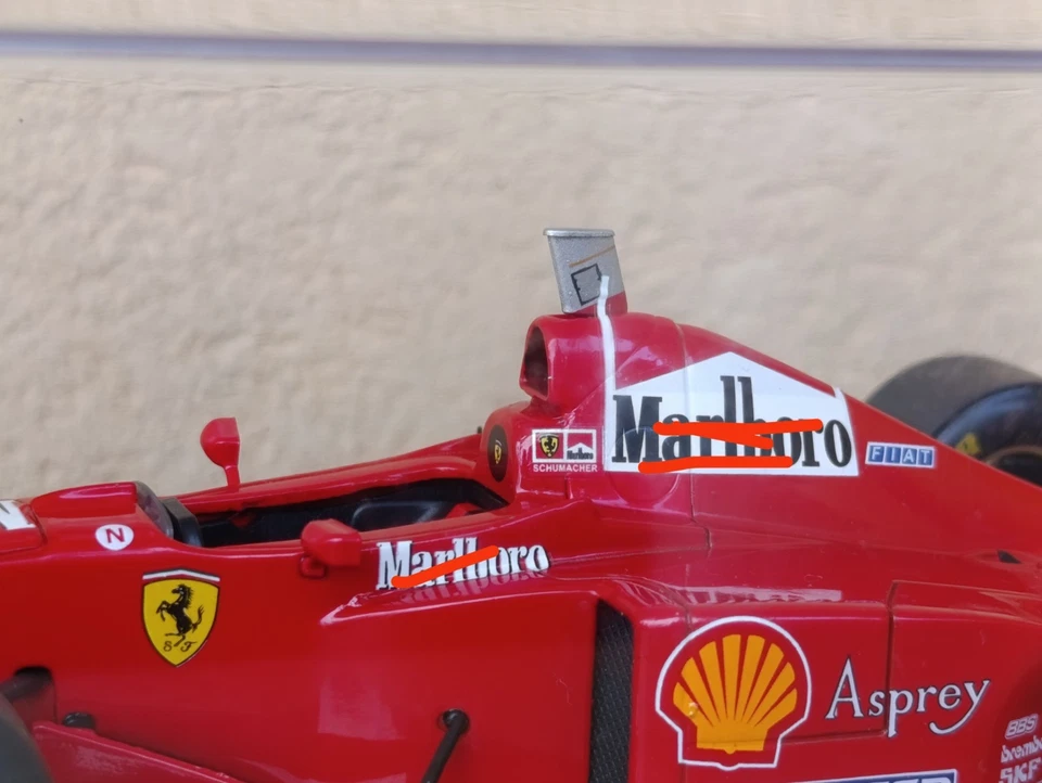 Ferrari F310 b 1997 Michael Schumacher 1/24 Altaya Die Cast Formula 1 - Immagine 2 di 4