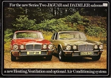 Jaguar XJ & Daimler Series 2 Air Conditioning 1973-1974 UK Market Sales Brochure