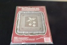Vogart Crafts Net Darning Kit Cherries Pillow Sealed Unopened 2526E